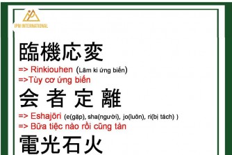 Thành ngữ bốn chữ trong tiếng Nhật bạn nên biết
