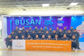 VJEC ĐƯA THÀNH CÔNG 52 LAO ĐỘNG E7-3 LÀM VIỆC TẠI HANWHA OCEAN – HÀN QUỐC